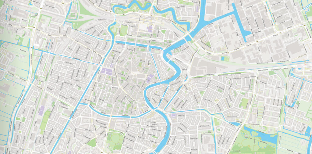 Kaart Haarlem